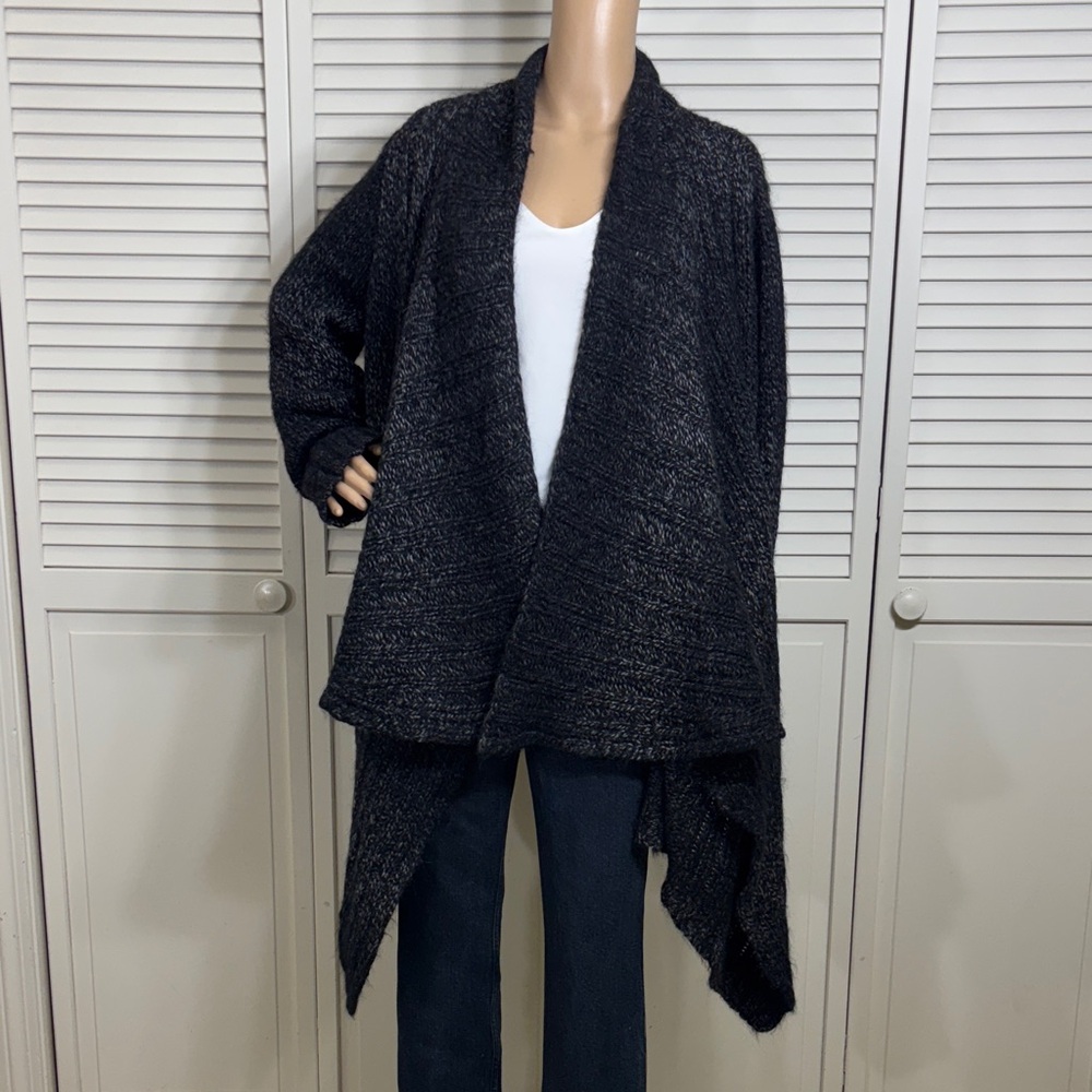 Eileen Fisher Ombre Cloud Cardigan in Baby Alpaca & Wool Medium